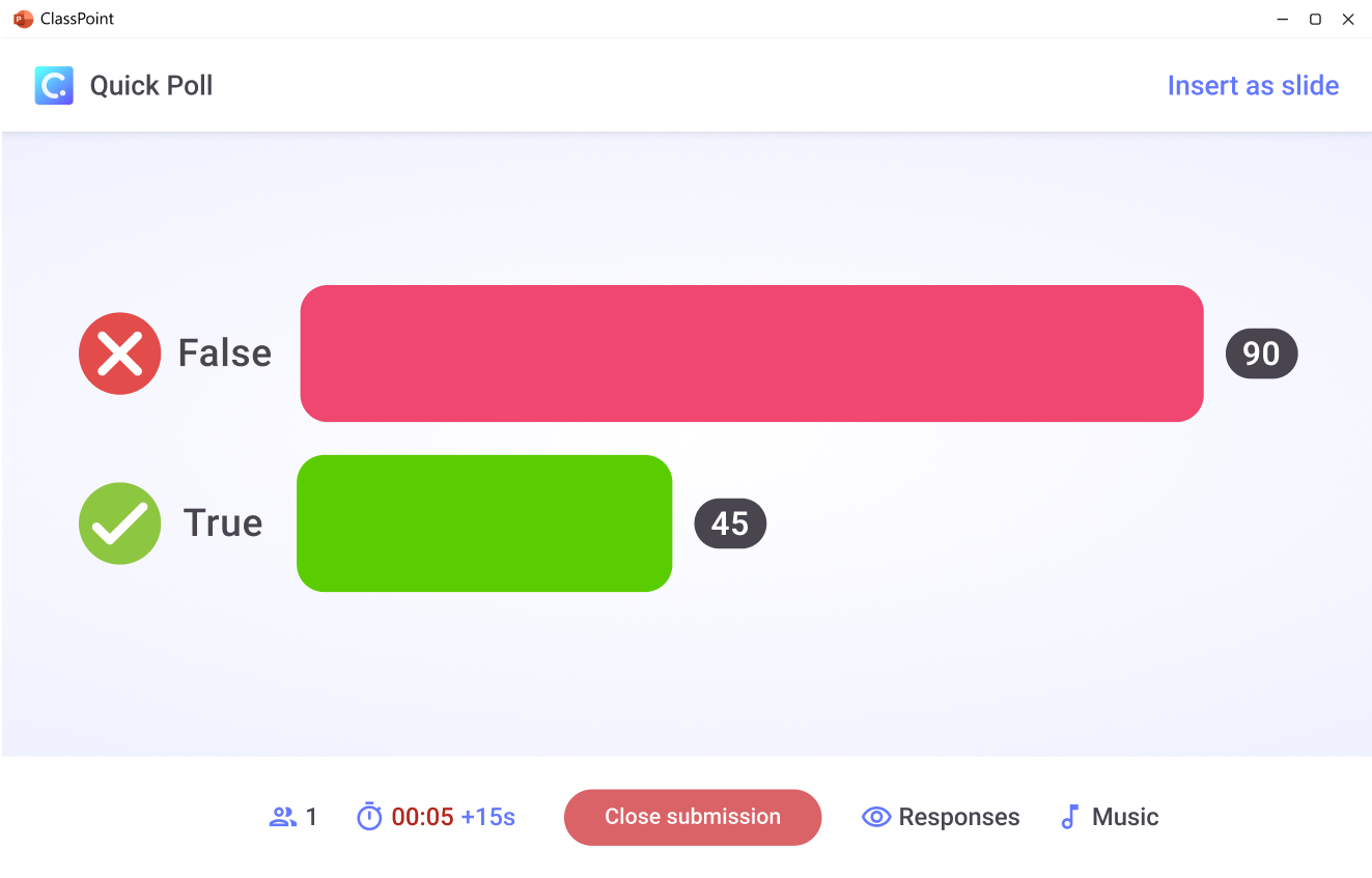 Quick Poll in PowerPoint | ClassPoint