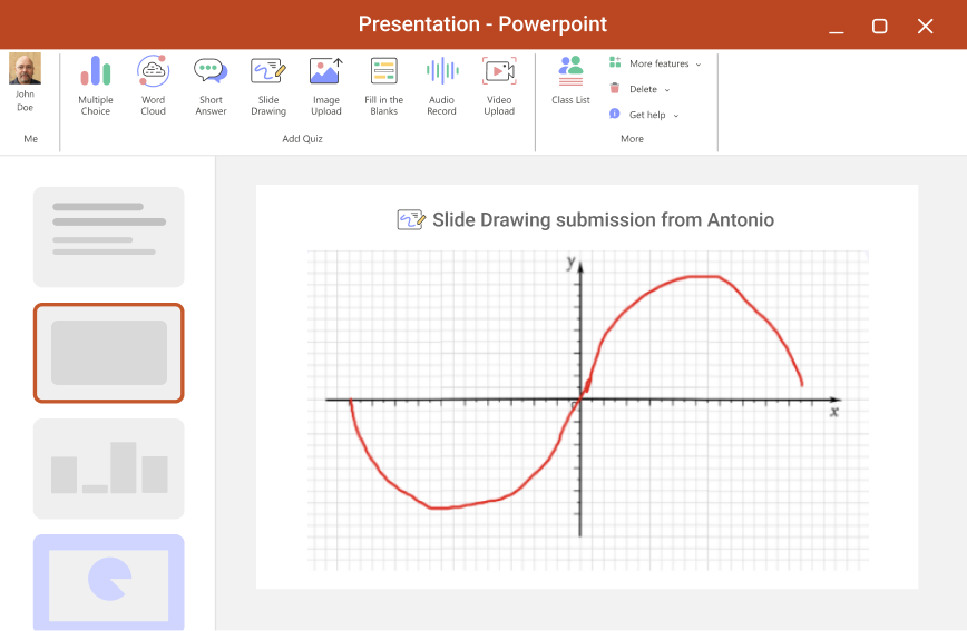 Add slide drawing submissions as slide