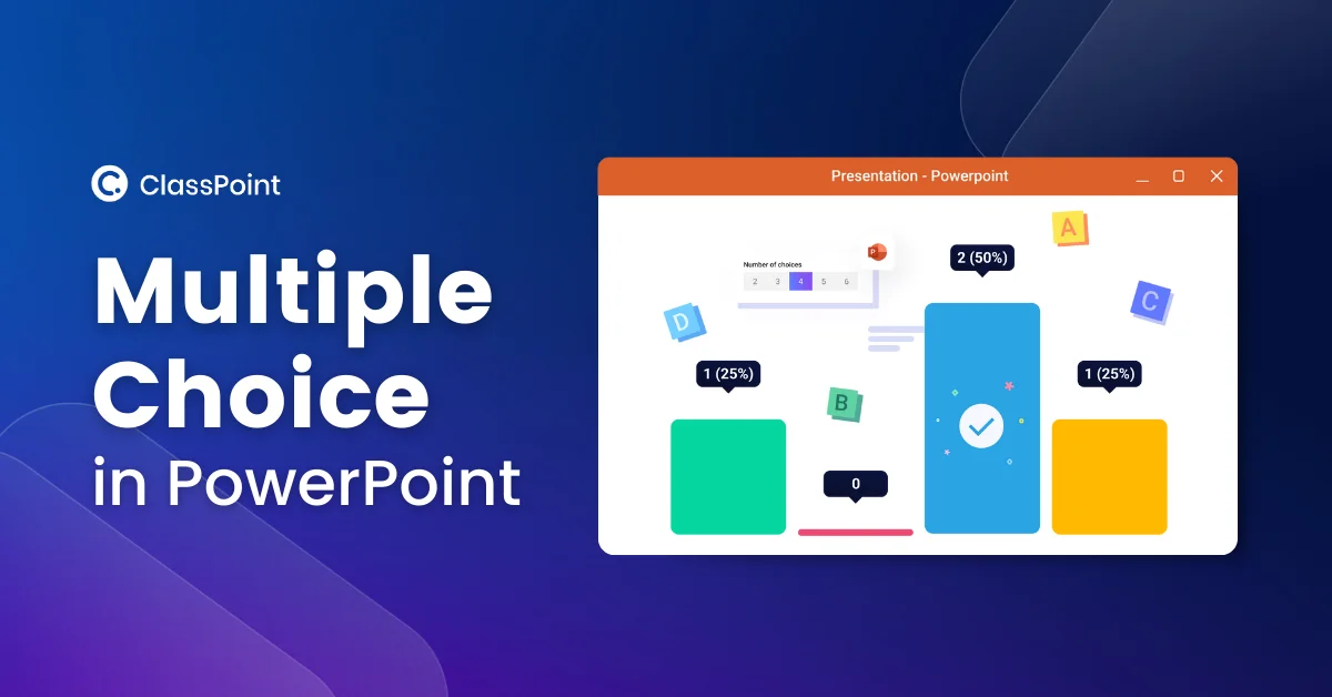 Multiple Choice Questions In PowerPoint | ClassPoint